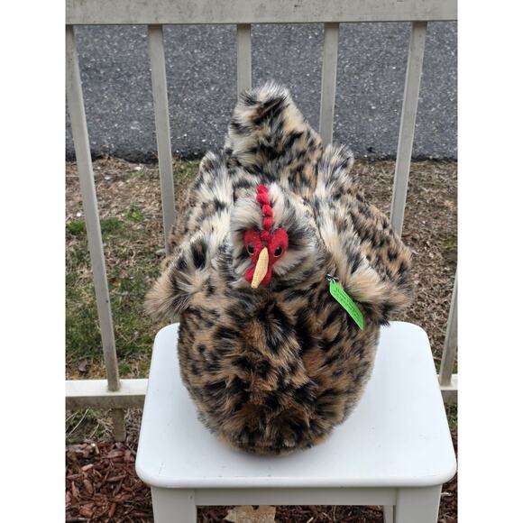 Josephine Bawker House Chicken Plush By Thisbirdsabsurd  Josephine Bawker House Chicken Plush By Thisbirdsabsurd Realistic Hen Stuffed